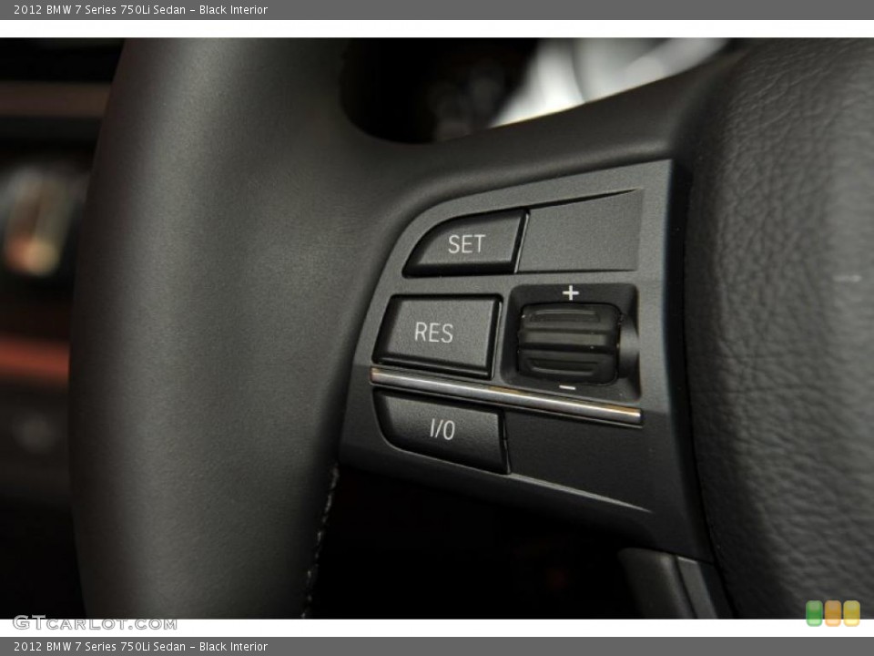 Black Interior Controls for the 2012 BMW 7 Series 750Li Sedan #48586246
