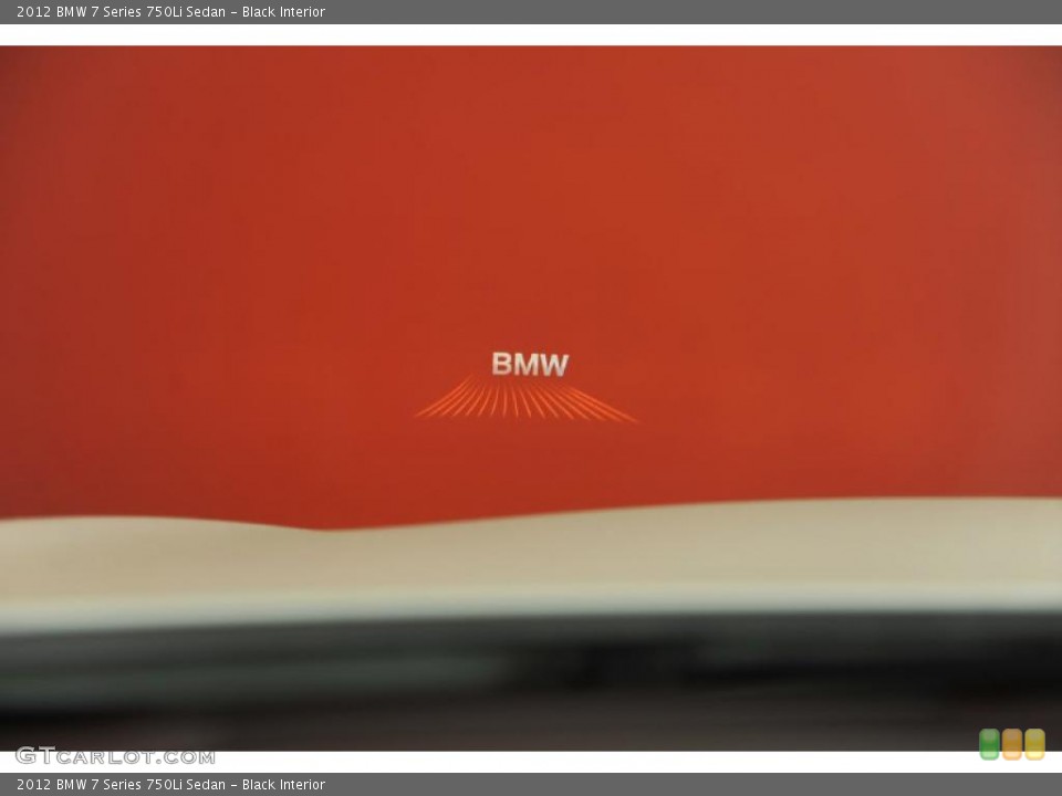 Black Interior Gauges for the 2012 BMW 7 Series 750Li Sedan #48586315
