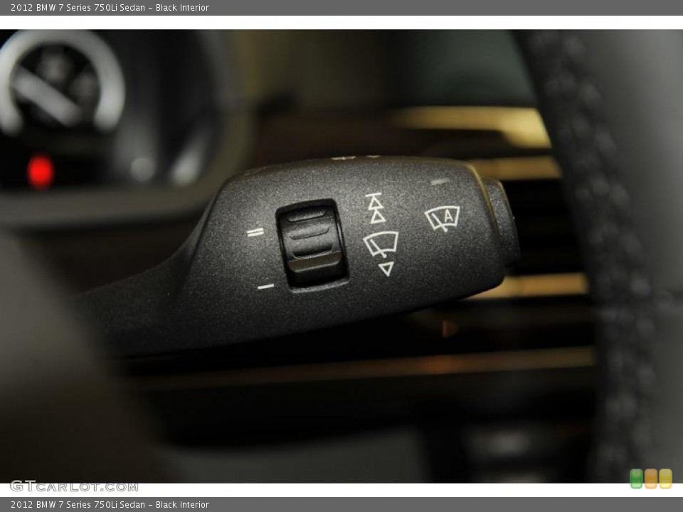 Black Interior Controls for the 2012 BMW 7 Series 750Li Sedan #48586327