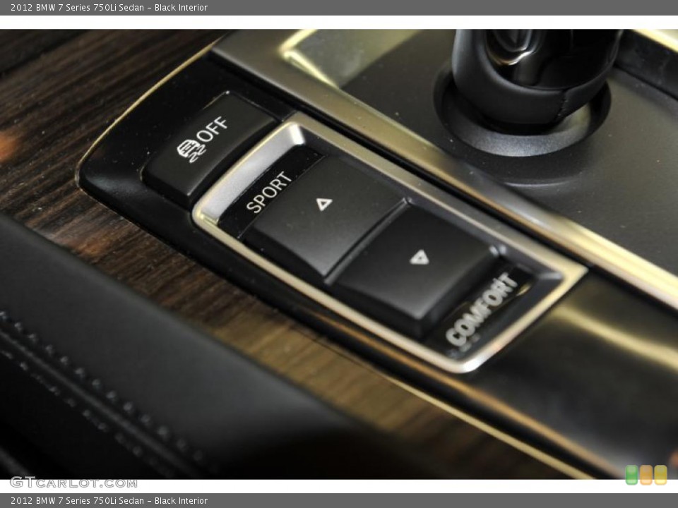 Black Interior Controls for the 2012 BMW 7 Series 750Li Sedan #48586342