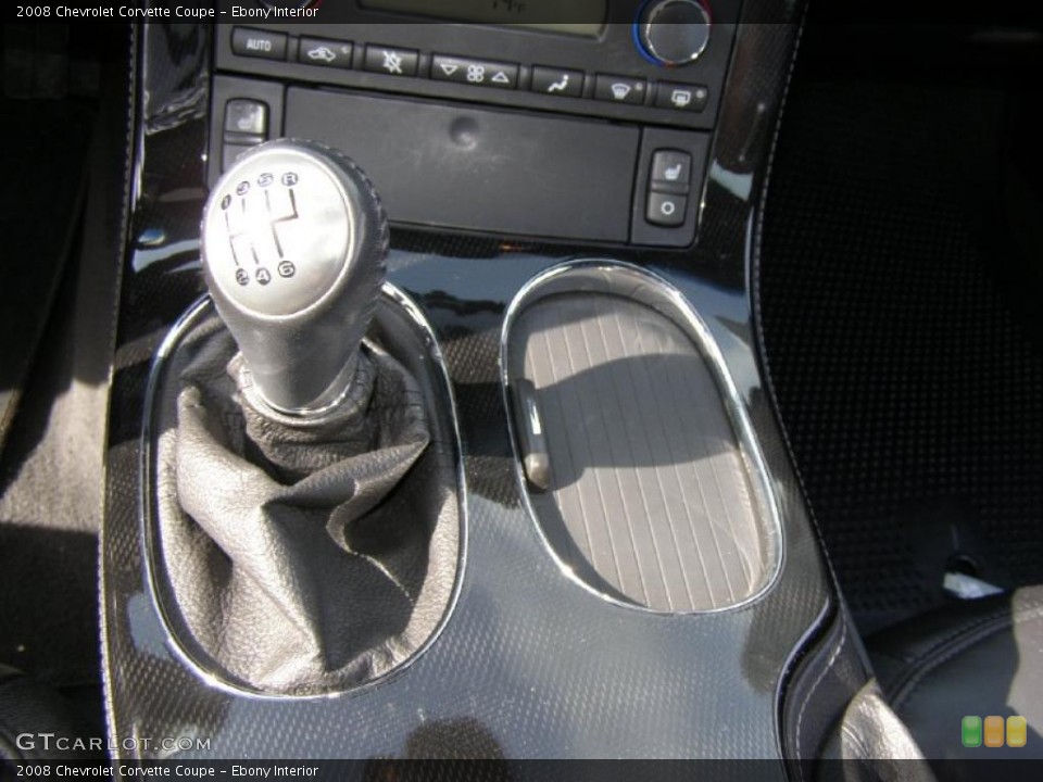Ebony Interior Transmission for the 2008 Chevrolet Corvette Coupe #48586420