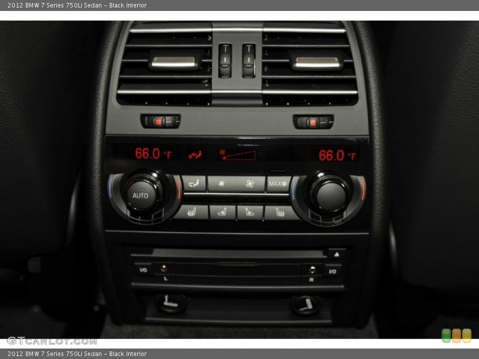 Black Interior Controls for the 2012 BMW 7 Series 750Li Sedan #48586435