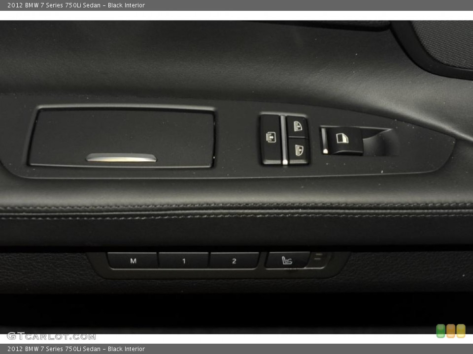 Black Interior Controls for the 2012 BMW 7 Series 750Li Sedan #48586465