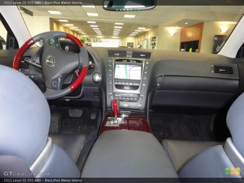 Black/Red Walnut Interior Dashboard for the 2011 Lexus GS 350 AWD #48589218