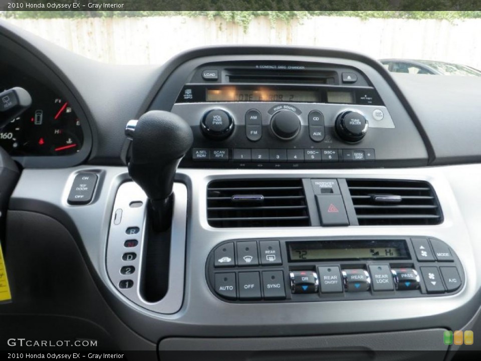 Gray Interior Controls for the 2010 Honda Odyssey EX #48592924