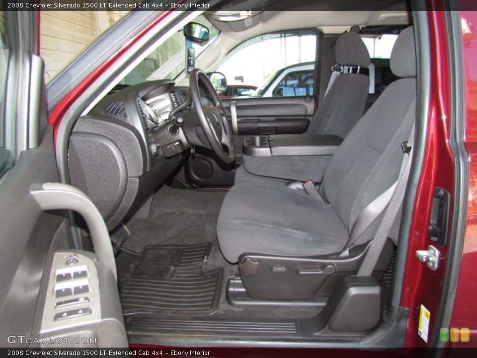 Ebony Interior Photo for the 2008 Chevrolet Silverado 1500 LT Extended Cab 4x4 #48593062