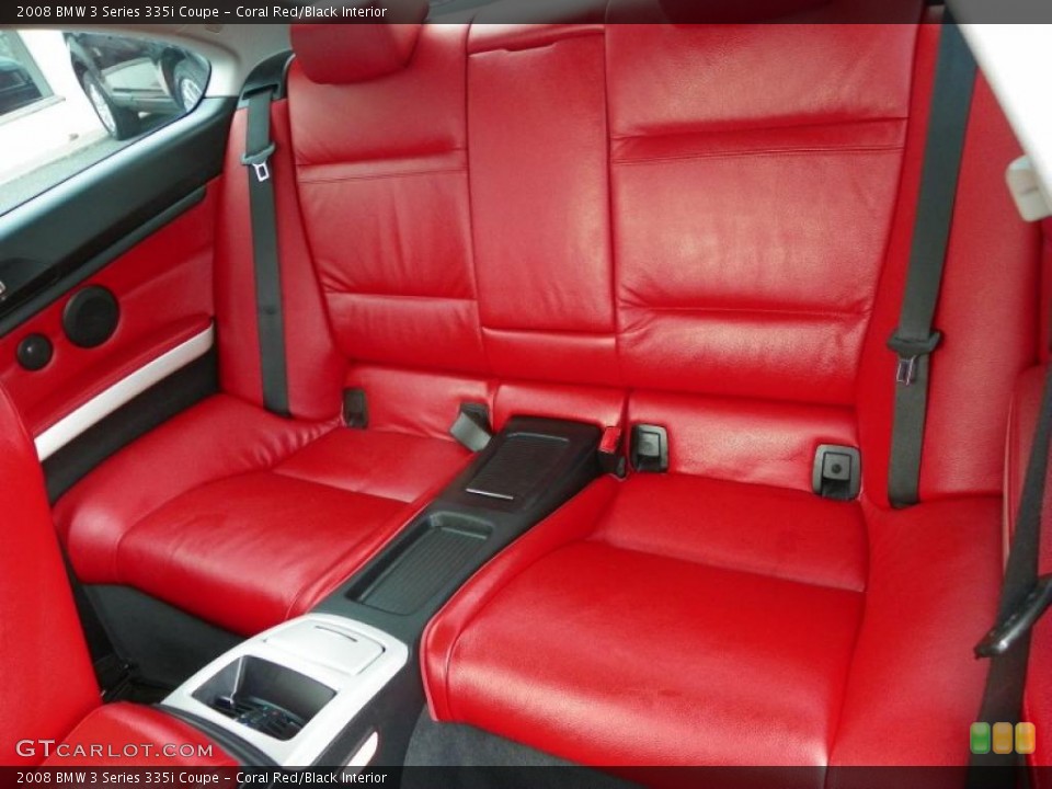 Coral Red/Black Interior Photo for the 2008 BMW 3 Series 335i Coupe #48593251