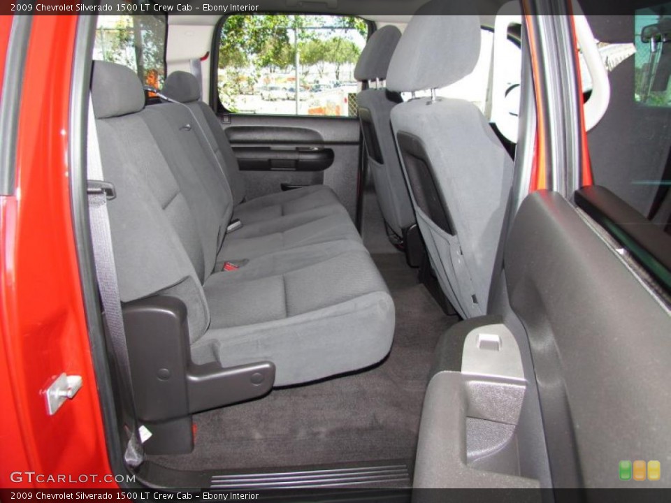 Ebony Interior Photo for the 2009 Chevrolet Silverado 1500 LT Crew Cab #48593410