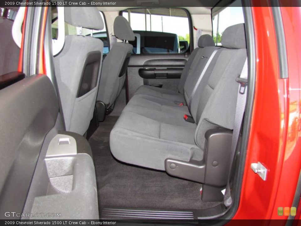 Ebony Interior Photo for the 2009 Chevrolet Silverado 1500 LT Crew Cab #48593427