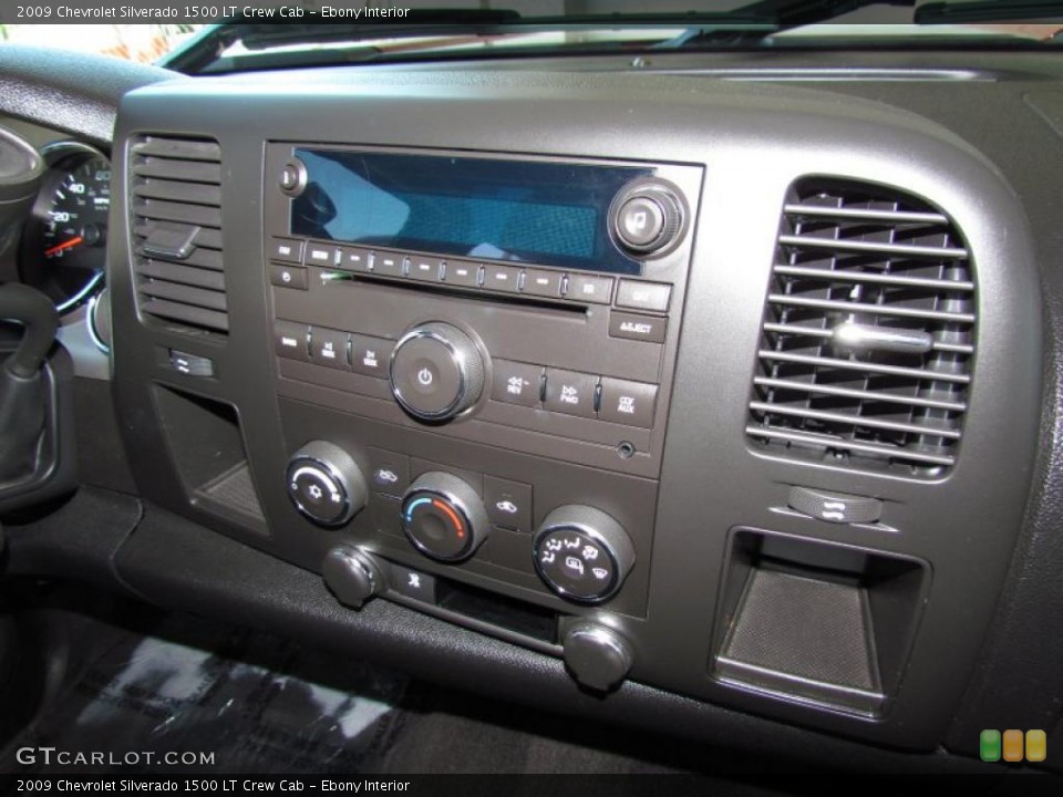 Ebony Interior Controls for the 2009 Chevrolet Silverado 1500 LT Crew Cab #48593503