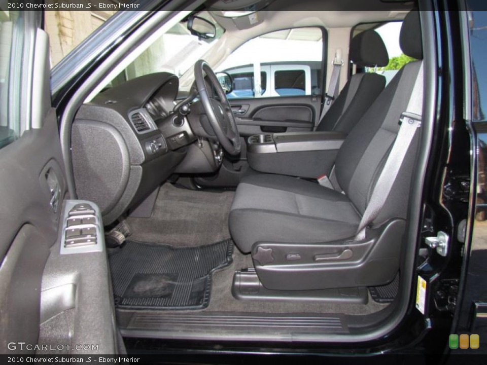 Ebony Interior Photo for the 2010 Chevrolet Suburban LS #48593967