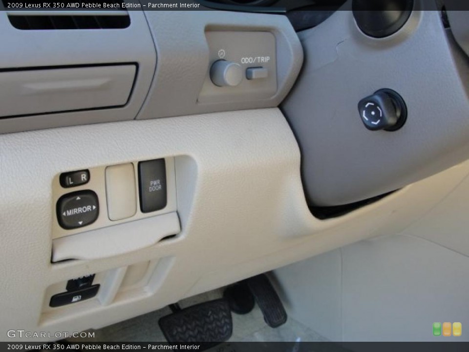 Parchment Interior Controls for the 2009 Lexus RX 350 AWD Pebble Beach Edition #48597172