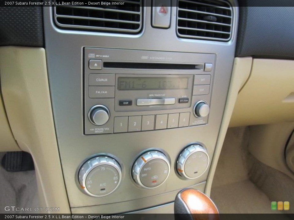 Desert Beige Interior Controls for the 2007 Subaru Forester 2.5 X L.L.Bean Edition #48597652