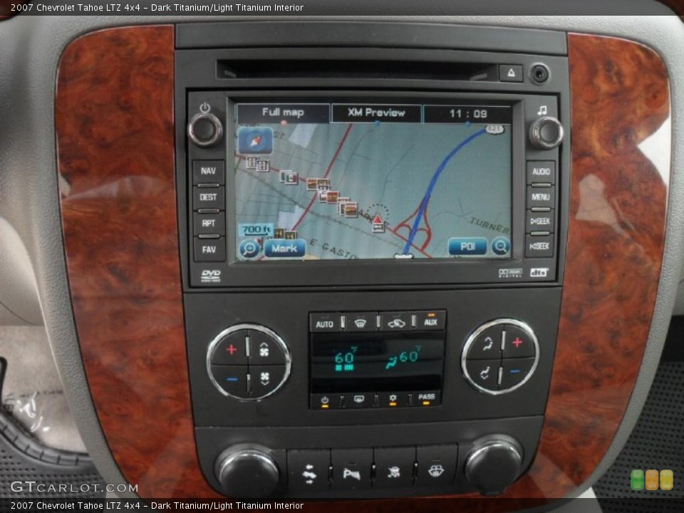 Dark Titanium/Light Titanium Interior Navigation for the 2007 Chevrolet Tahoe LTZ 4x4 #48598273