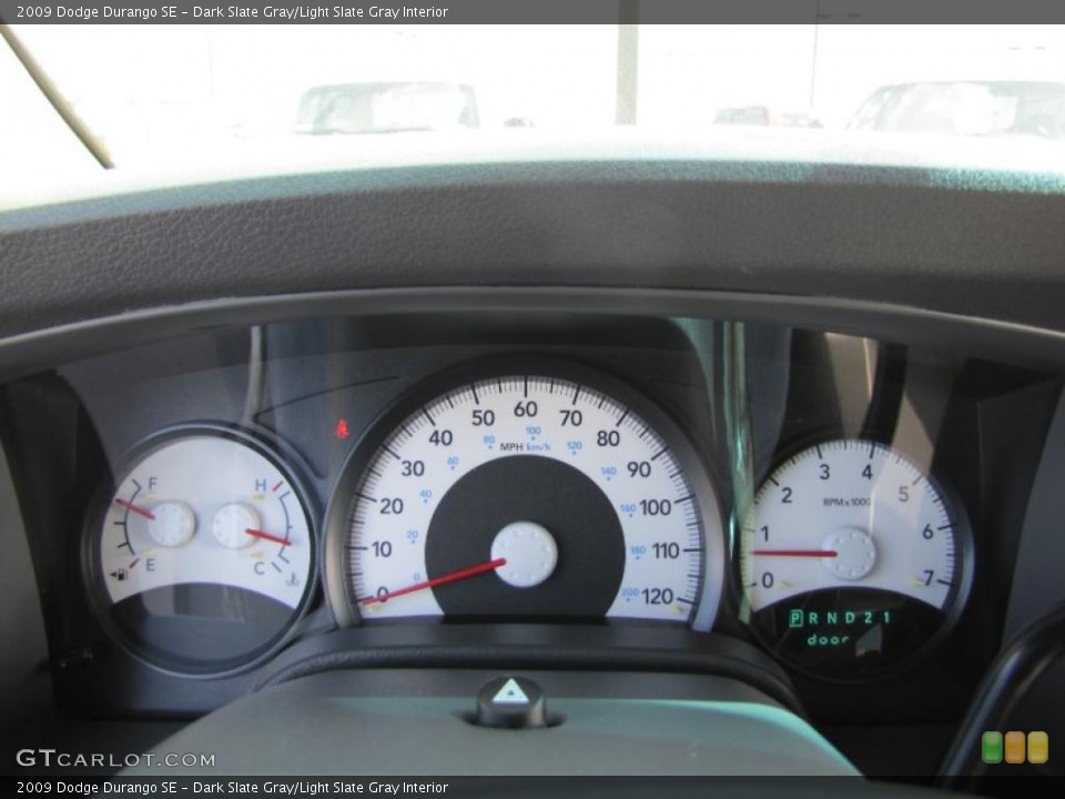 Dark Slate Gray/Light Slate Gray Interior Gauges for the 2009 Dodge Durango SE #48602137