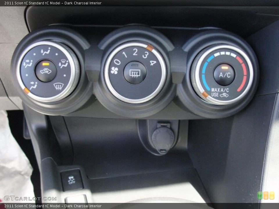 Dark Charcoal Interior Controls for the 2011 Scion tC  #48603484