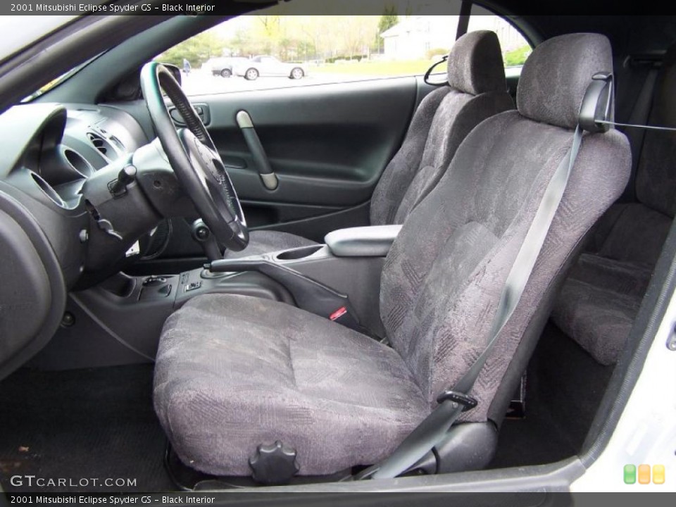 Black Interior Photo for the 2001 Mitsubishi Eclipse Spyder GS #48604973