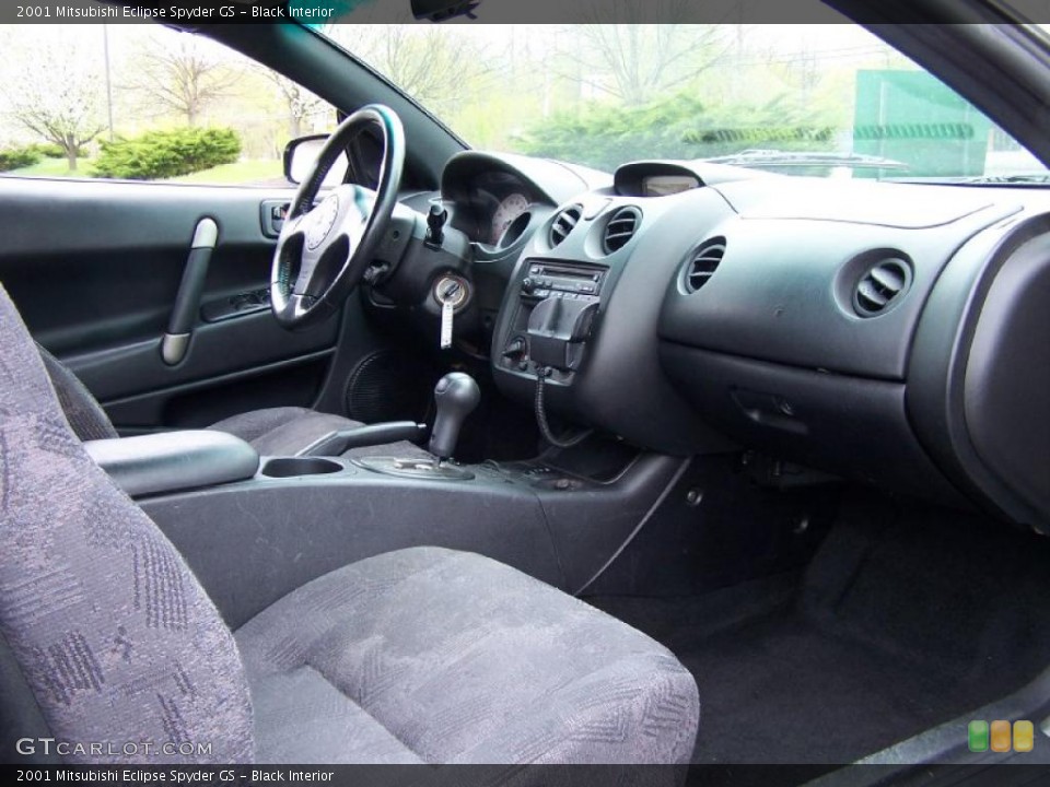 Black Interior Photo for the 2001 Mitsubishi Eclipse Spyder GS #48604991