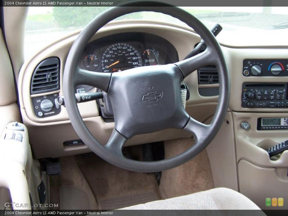 Neutral Interior Steering Wheel for the 2004 Chevrolet Astro LS AWD Passenger Van #48605210