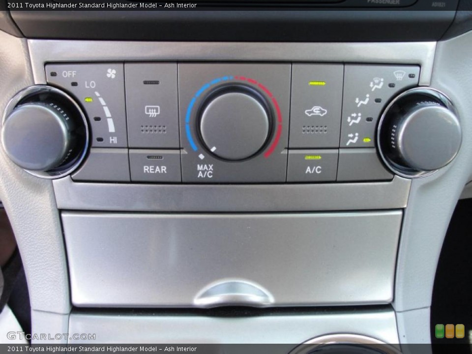 Ash Interior Controls for the 2011 Toyota Highlander  #48605648