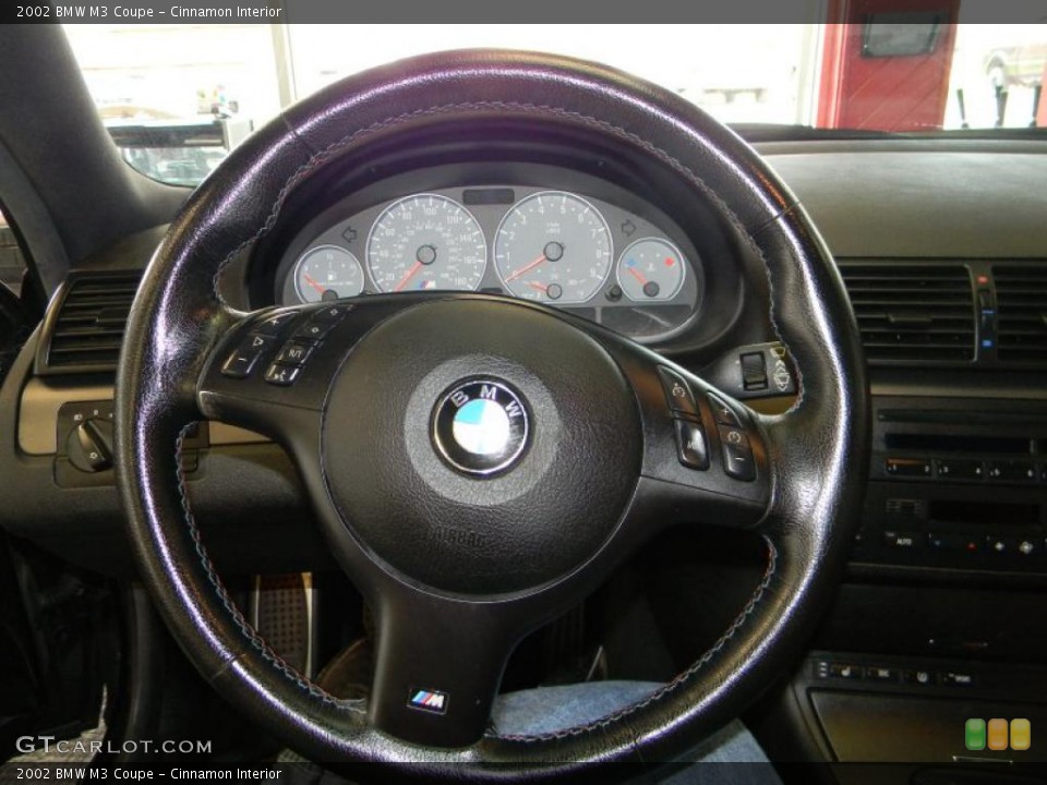 Cinnamon Interior Steering Wheel for the 2002 BMW M3 Coupe #48606597