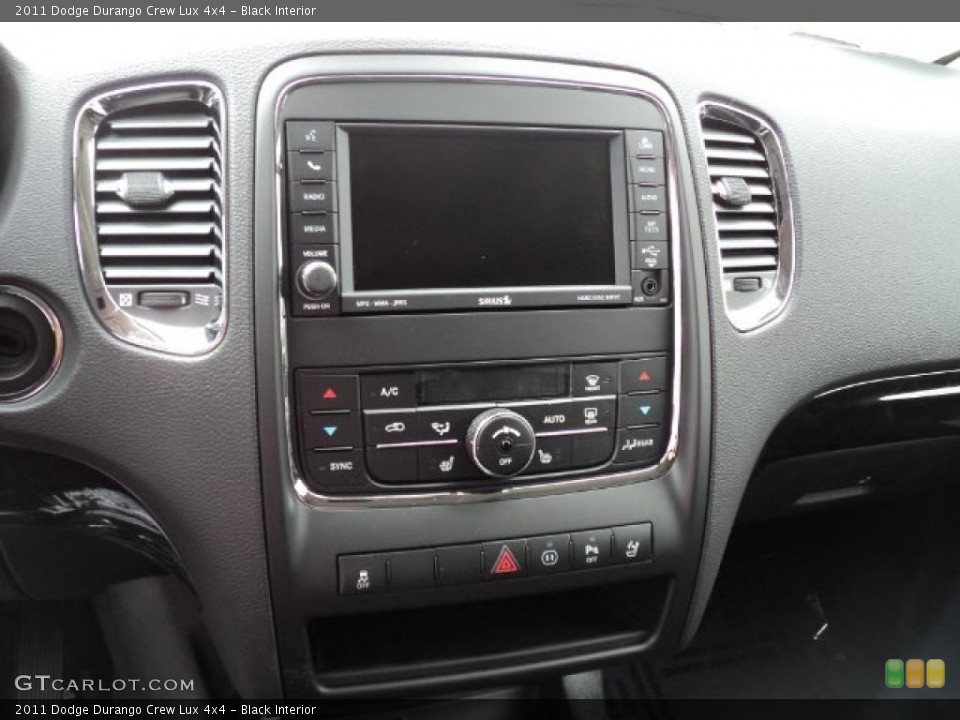 Black Interior Controls for the 2011 Dodge Durango Crew Lux 4x4 #48606707