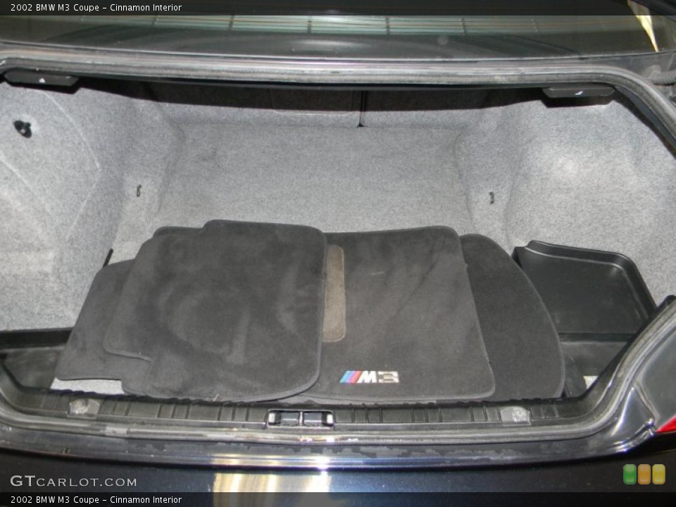 Cinnamon Interior Trunk for the 2002 BMW M3 Coupe #48606788