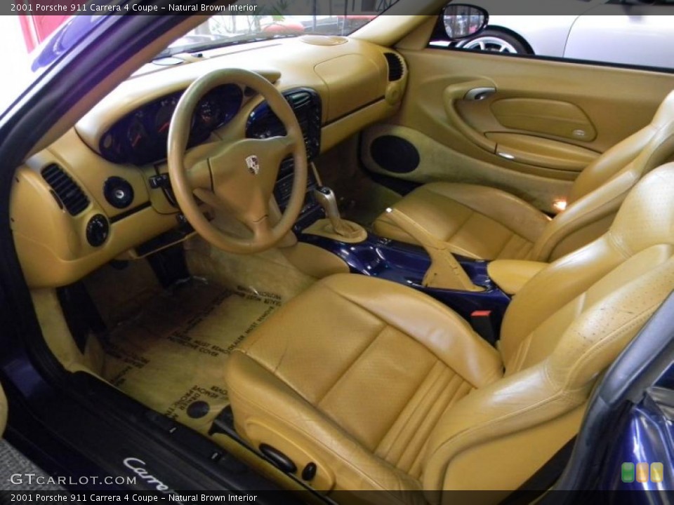 Natural Brown Interior Photo for the 2001 Porsche 911 Carrera 4 Coupe #48607754