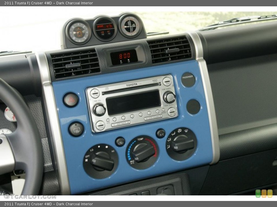 Dark Charcoal Interior Controls for the 2011 Toyota FJ Cruiser 4WD #48609782