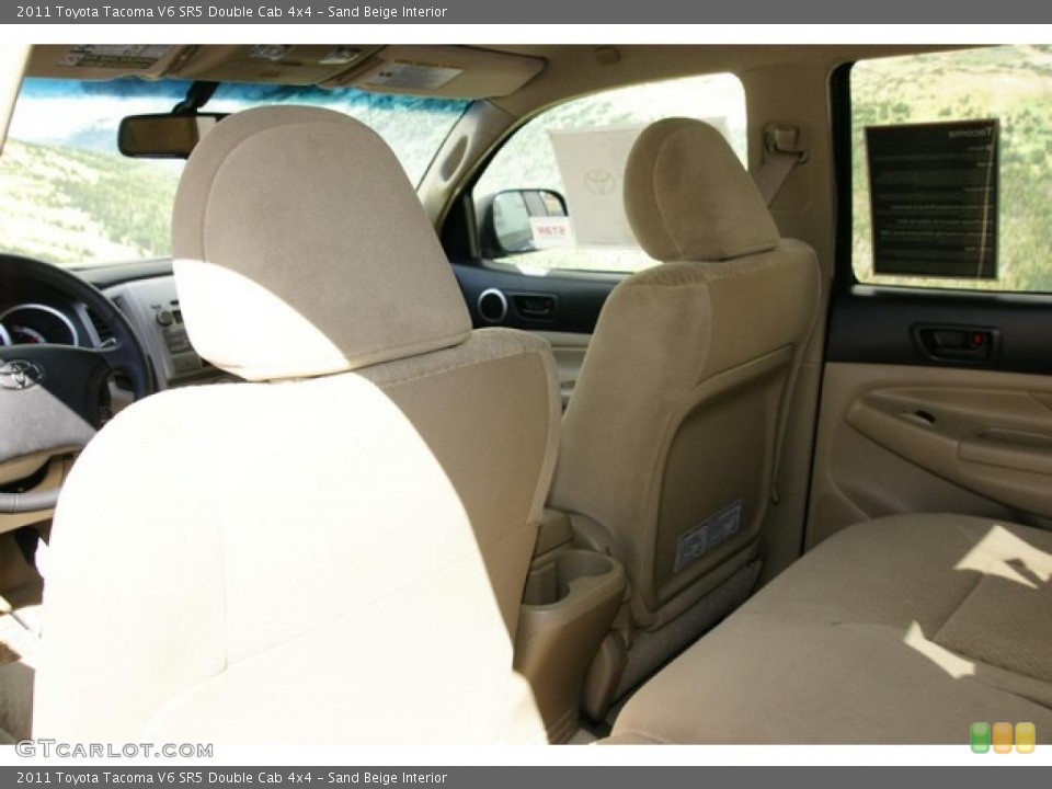 Sand Beige Interior Photo for the 2011 Toyota Tacoma V6 SR5 Double Cab 4x4 #48609914