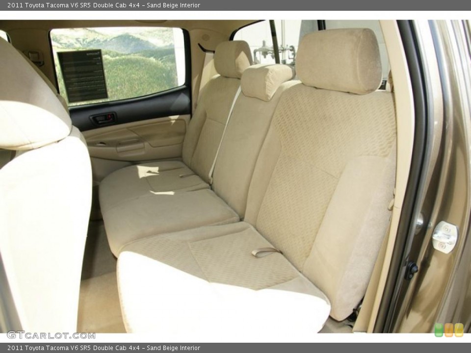 Sand Beige Interior Photo for the 2011 Toyota Tacoma V6 SR5 Double Cab 4x4 #48609928