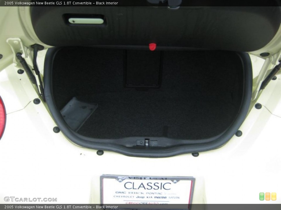 Black Interior Trunk for the 2005 Volkswagen New Beetle GLS 1.8T Convertible #48611237