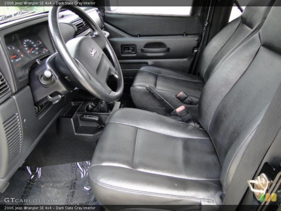 Dark Slate Gray Interior Photo for the 2006 Jeep Wrangler SE 4x4 #48613397