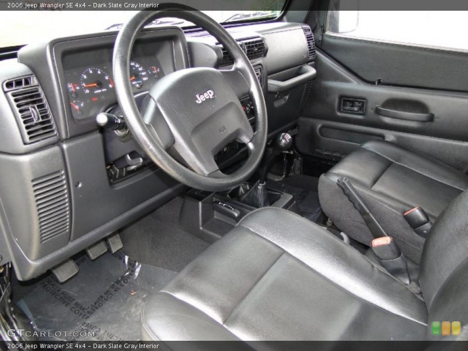 Dark Slate Gray Interior Photo for the 2006 Jeep Wrangler SE 4x4 #48613415