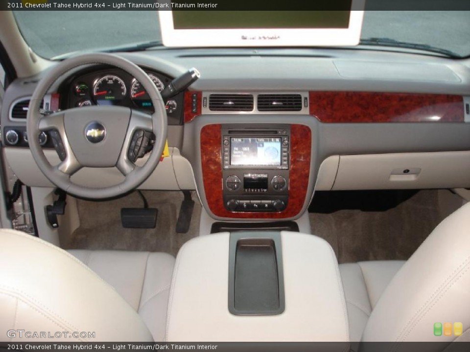 Light Titanium/Dark Titanium Interior Dashboard for the 2011 Chevrolet Tahoe Hybrid 4x4 #48613853