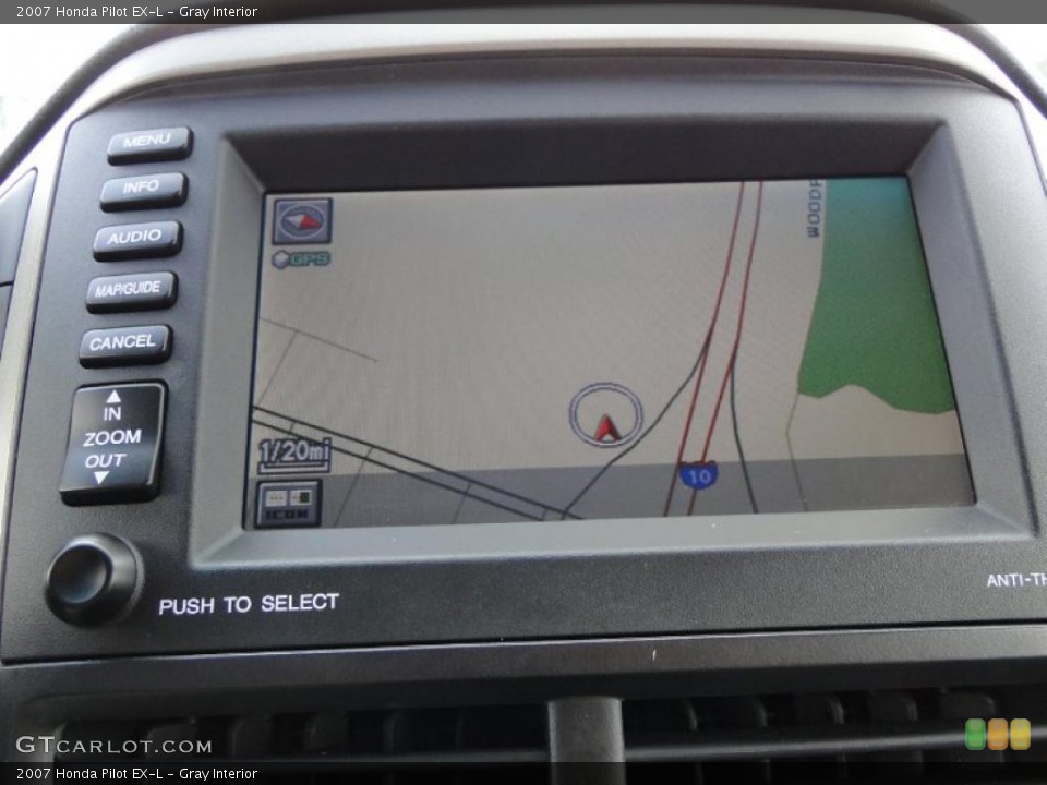 Gray Interior Navigation for the 2007 Honda Pilot EX-L #48614633