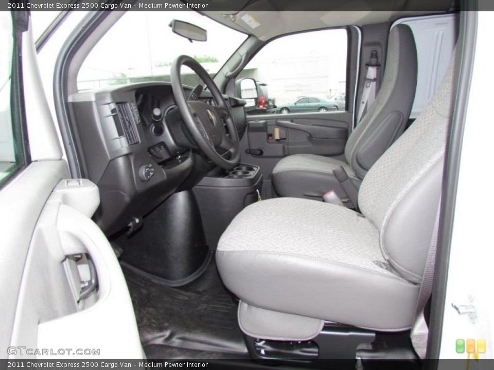 Medium Pewter Interior Photo for the 2011 Chevrolet Express 2500 Cargo Van #48615122