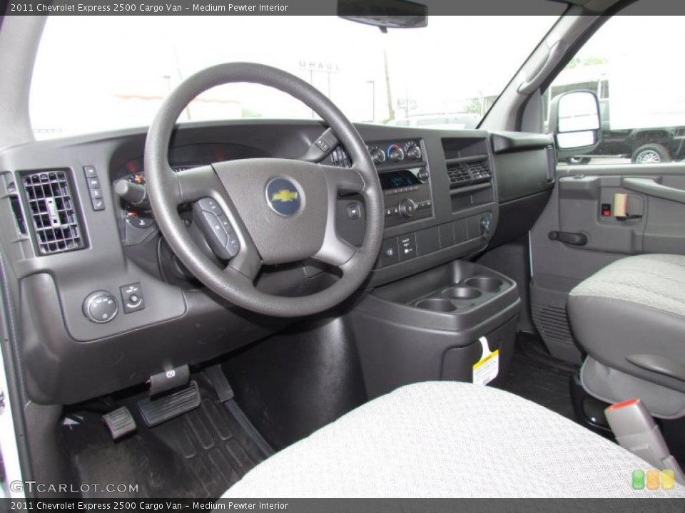 Medium Pewter Interior Dashboard for the 2011 Chevrolet Express 2500 Cargo Van #48615167