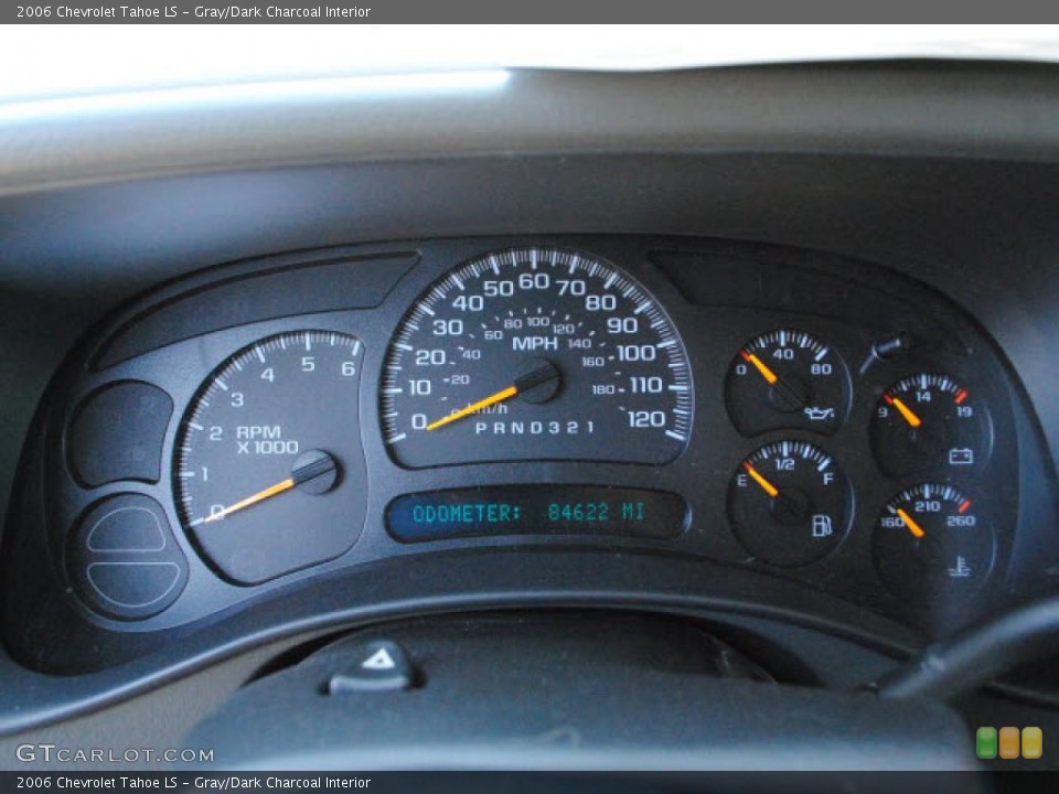 Gray/Dark Charcoal Interior Gauges for the 2006 Chevrolet Tahoe LS #48615269