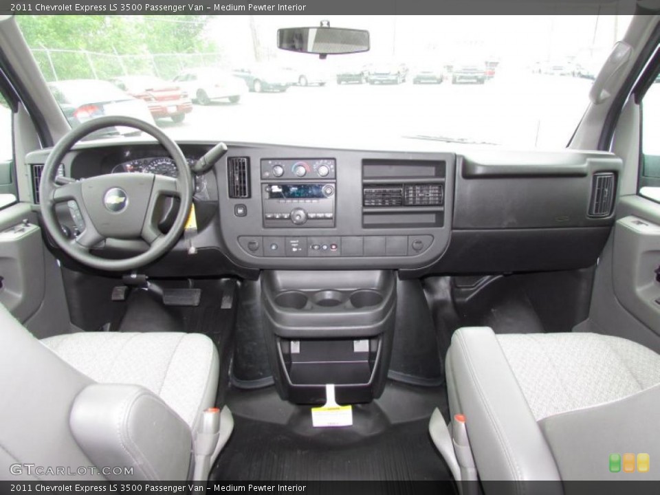 Medium Pewter Interior Dashboard for the 2011 Chevrolet Express LS 3500 Passenger Van #48616654