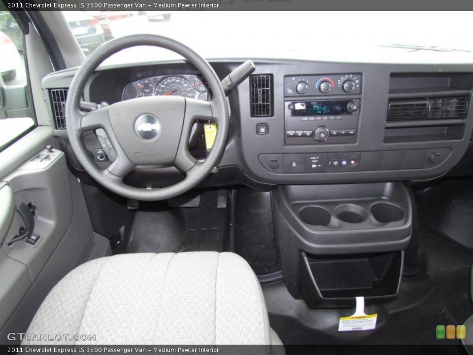 Medium Pewter Interior Dashboard for the 2011 Chevrolet Express LS 3500 Passenger Van #48616673