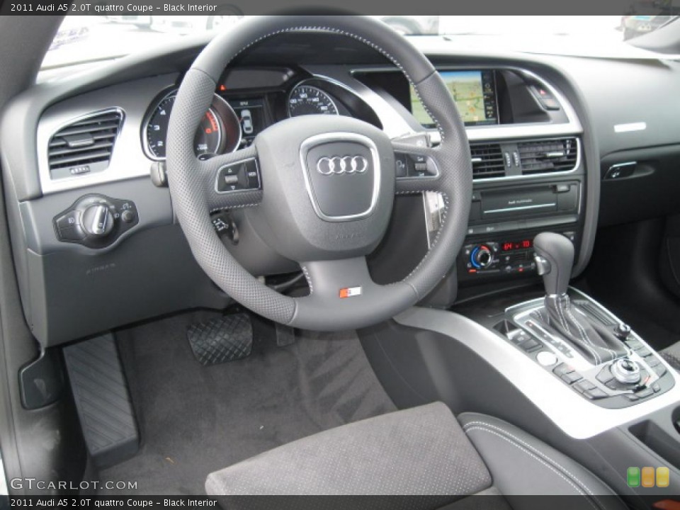 Black Interior Prime Interior for the 2011 Audi A5 2.0T quattro Coupe #48616946