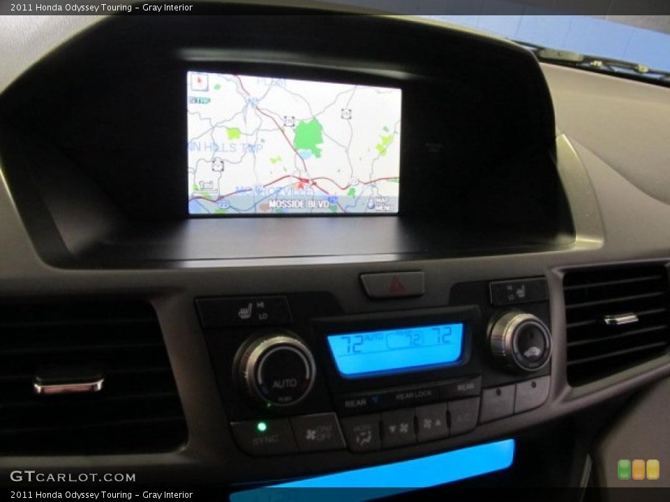 Gray Interior Navigation for the 2011 Honda Odyssey Touring #48618215