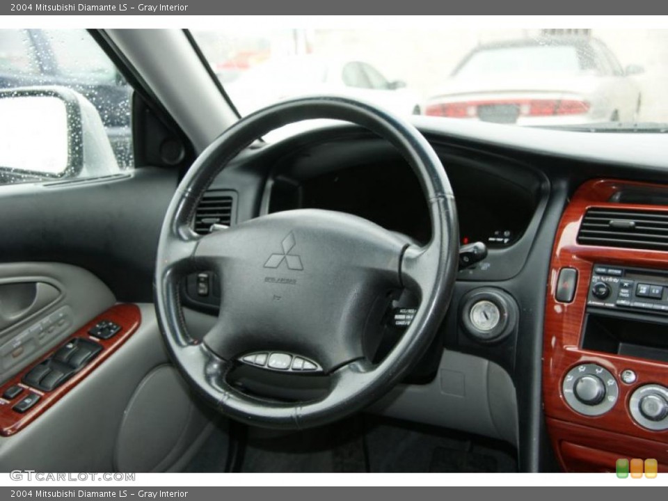Gray Interior Steering Wheel for the 2004 Mitsubishi Diamante LS #48619885