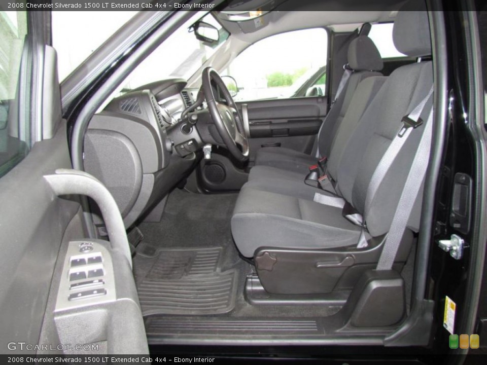 Ebony Interior Photo for the 2008 Chevrolet Silverado 1500 LT Extended Cab 4x4 #48620279