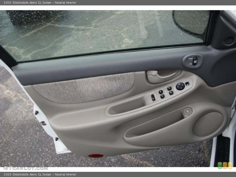 Neutral Interior Door Panel for the 2003 Oldsmobile Alero GL Sedan #48620405