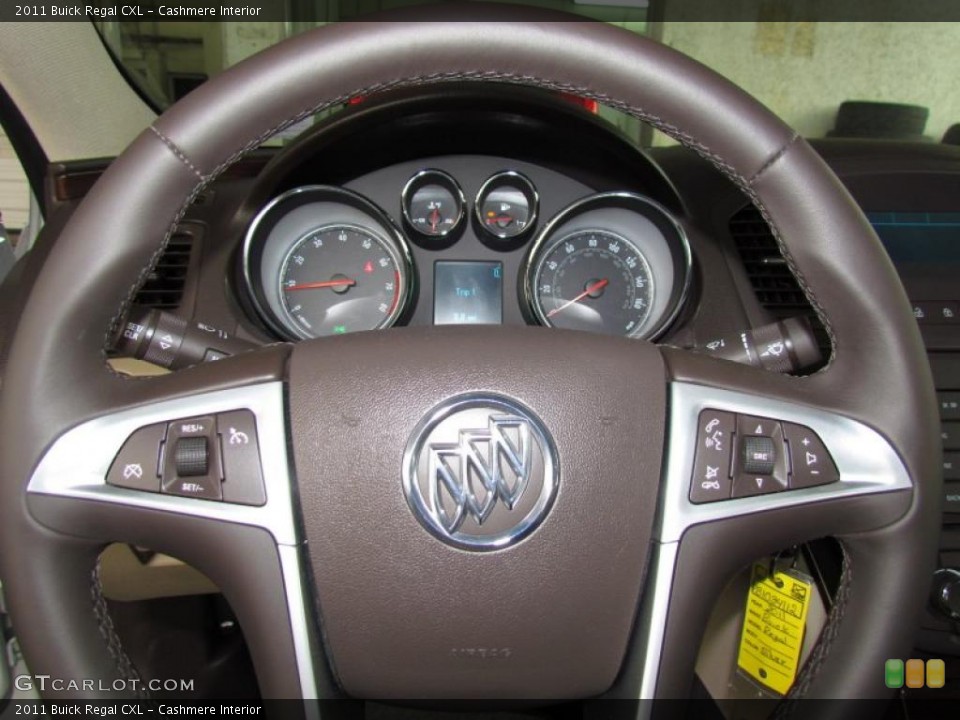 Cashmere Interior Steering Wheel for the 2011 Buick Regal CXL #48621583