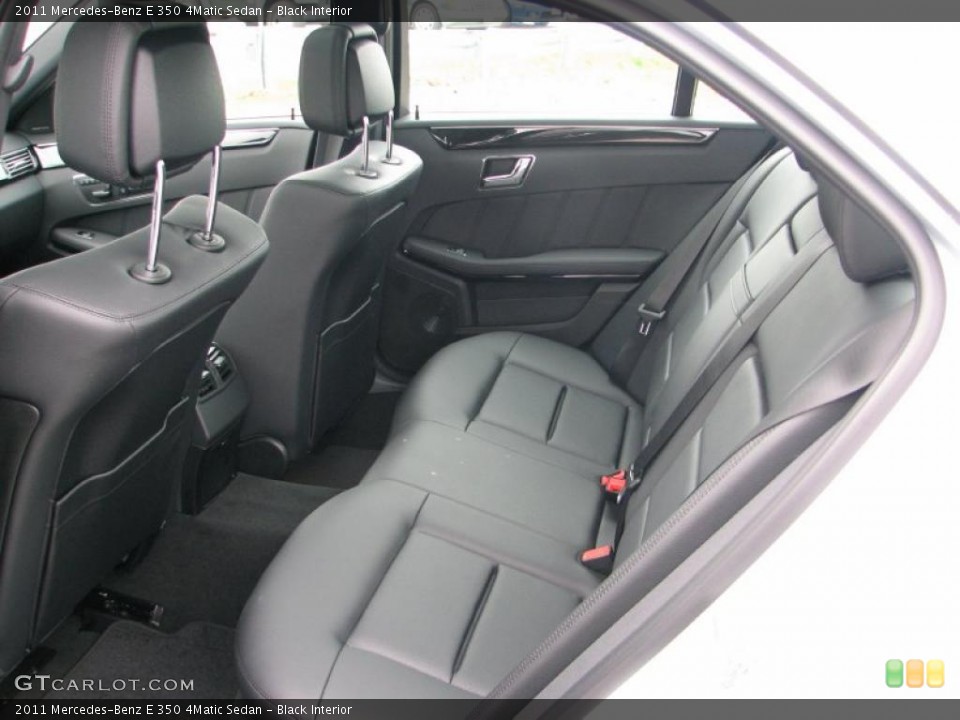 Black Interior Photo for the 2011 Mercedes-Benz E 350 4Matic Sedan #48621734