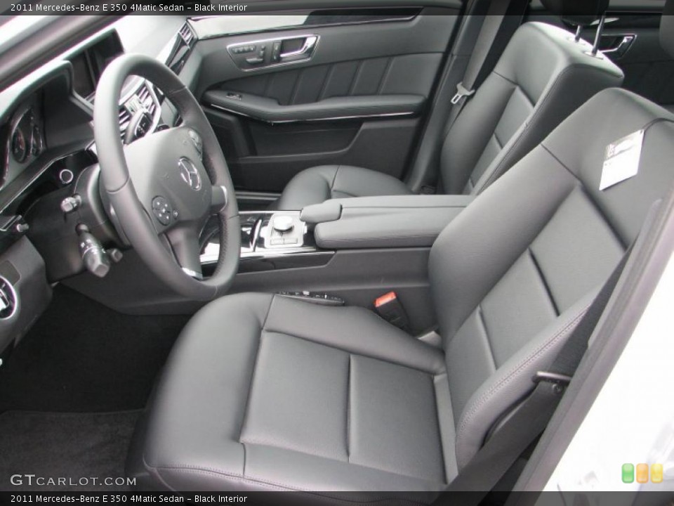 Black Interior Photo for the 2011 Mercedes-Benz E 350 4Matic Sedan #48621776