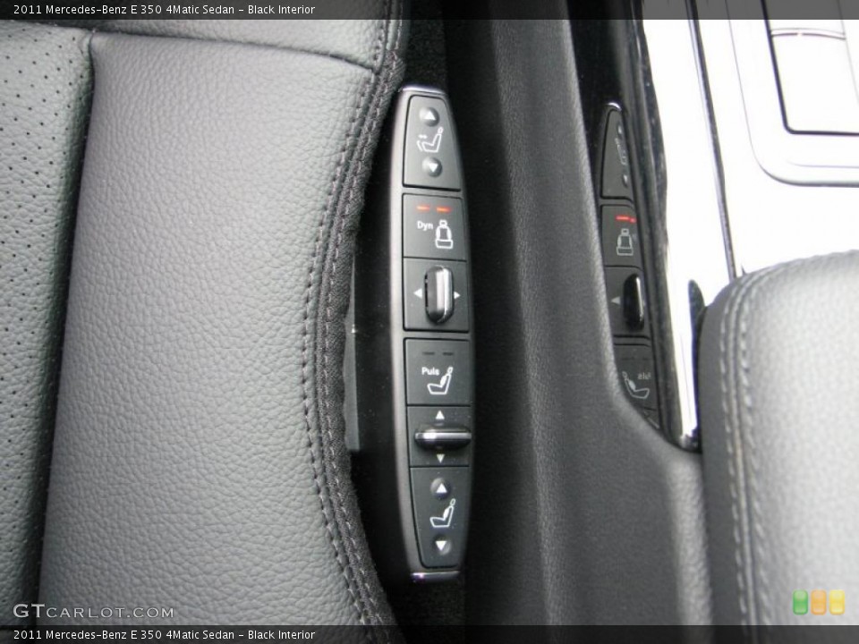 Black Interior Controls for the 2011 Mercedes-Benz E 350 4Matic Sedan #48621788